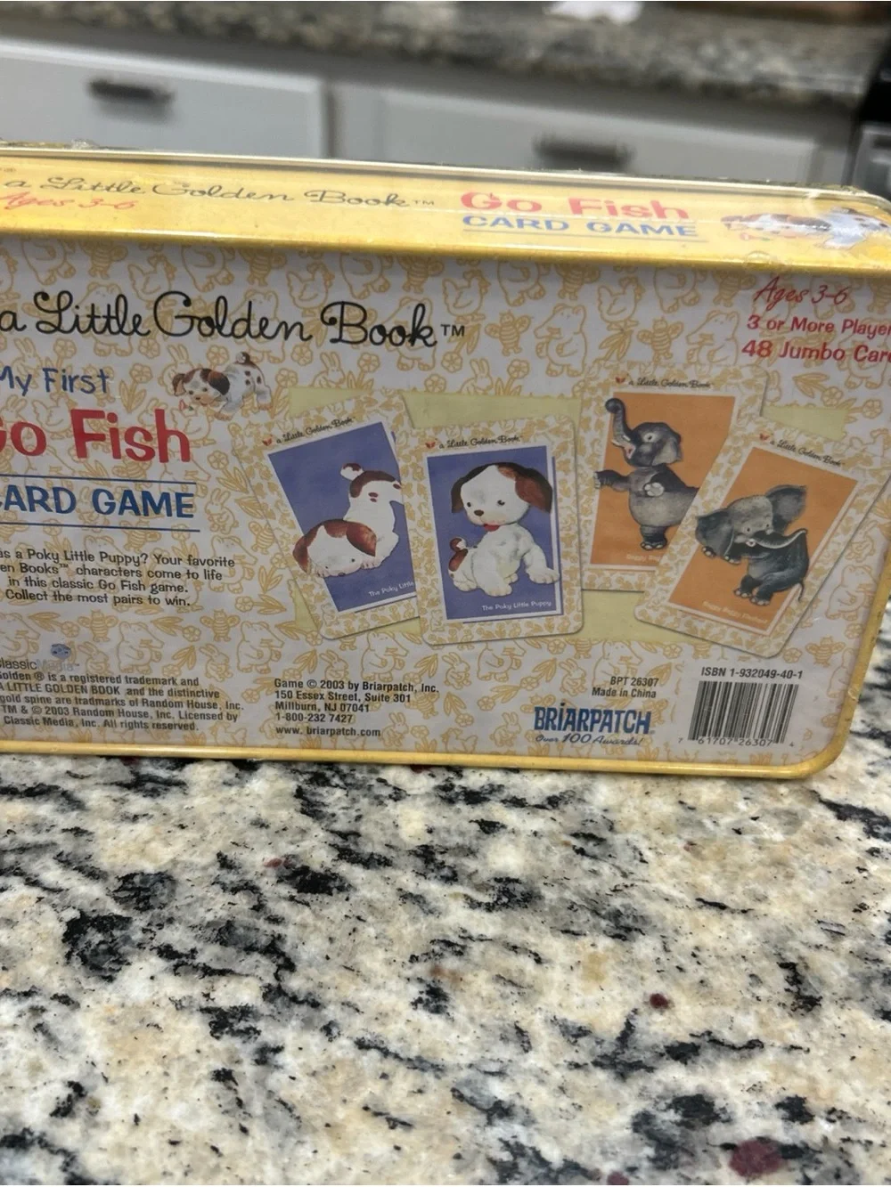Little Golden Book My First Go Fish Card Game 60th Anniversary Limited Edition